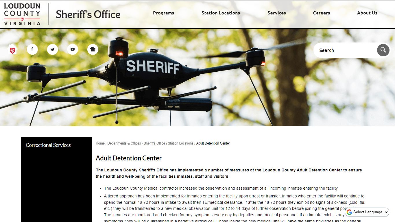 Adult Detention Center | Loudoun County, VA - Official Website