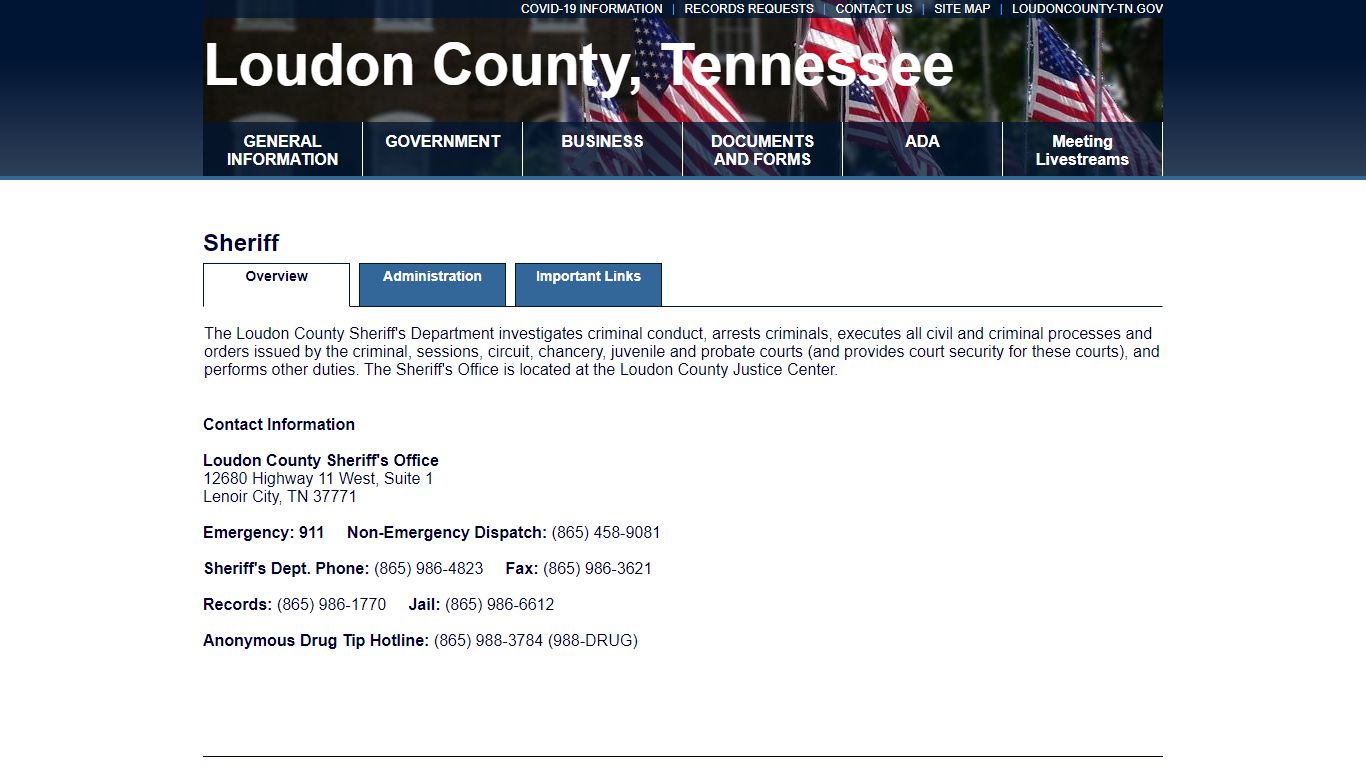 Welcome to the official website of Loudon County, Tennessee Government!